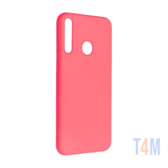 Capa de Silicone para Huawei P40 Lite E/Honor 9c Vermelho